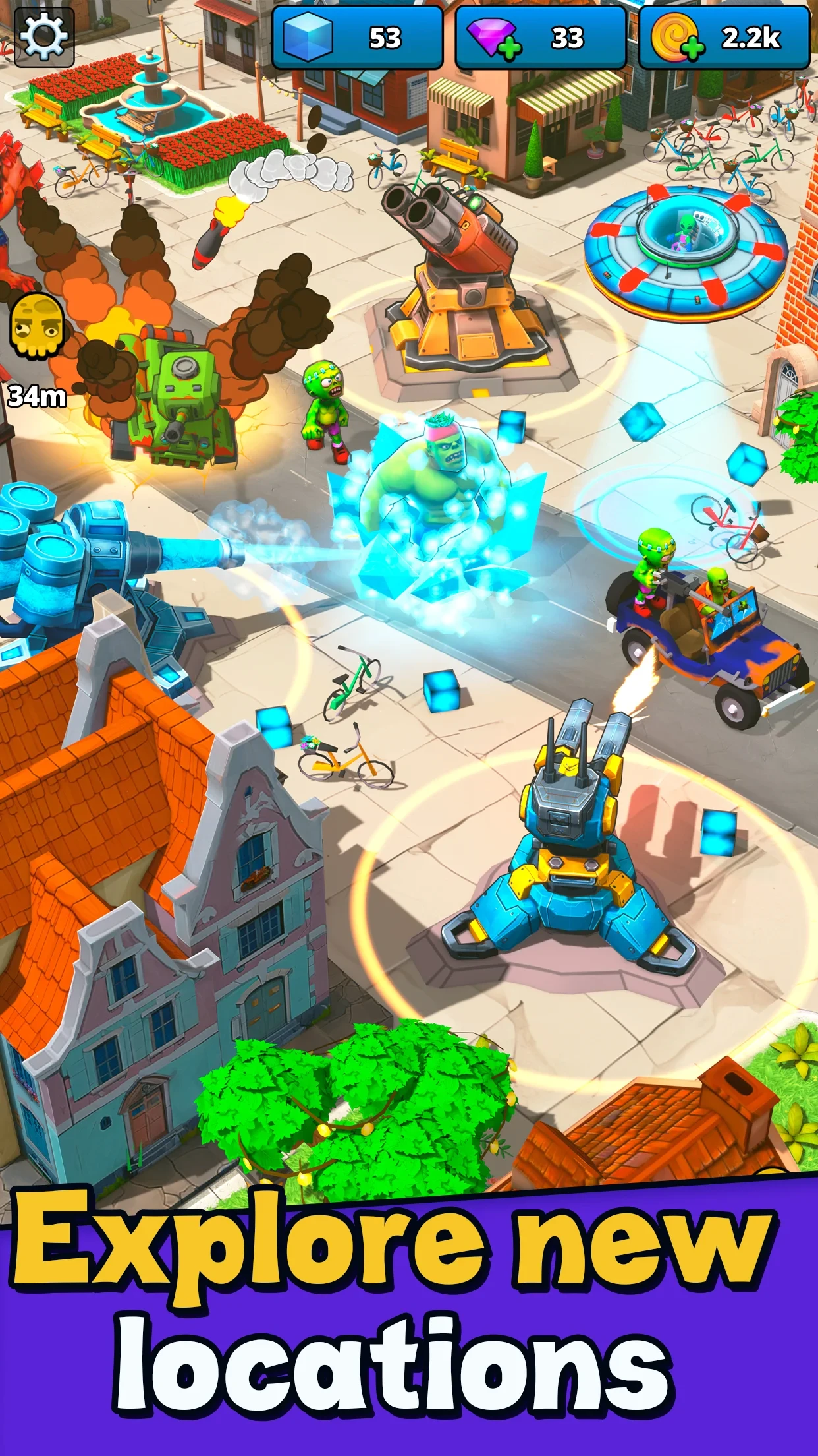 Aliens vs Zombies: Invasion Game